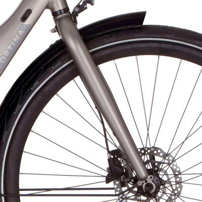 Cortina voorvork e-mozzo shadow silver matt