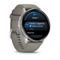 Garmin Venu 4 3,56 cm (1.4") AMOLED 45 mm Digitaal 454 x 454 Pixels Touchscreen Zilver Wifi GPS - thumbnail