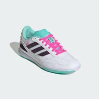 adidas Super Sala III Zaalvoetbalschoenen (IN) Kids Wit Zwart Turquoise Roze - thumbnail