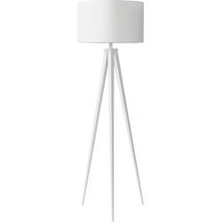 Zuiver Vloerlamp 'Tripod' 157cm, kleur Wit Zuiver Vloerlamp 'Tripod' 157cm, kleur Wit