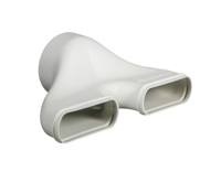 Easyflex Renson Recht Dubbel Verloopstuk - Ø 125mm - thumbnail