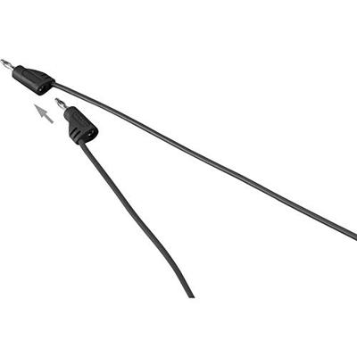 VOLTCRAFT MSB-200 Meetsnoer Banaanstekker 2 mm Banaanstekker 2 mm 0.90 m Zwart 1 stuk(s)