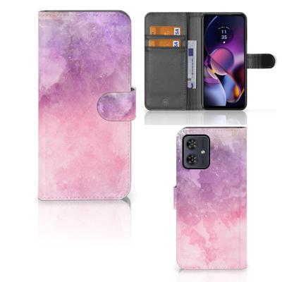 Hoesje Motorola Moto G54 Pink Purple Paint