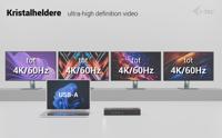 I-tec Universal 5x 4K/60Hz Display Docking Station + Power Delivery 100W - thumbnail