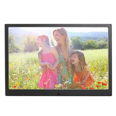 HSD1202 12.1 inch 1280 x 800 hoge resolutie Display Digital Photo Frame met houder en afstandsbediening ondersteuning voor SD / MMC / MS Card / USB-p