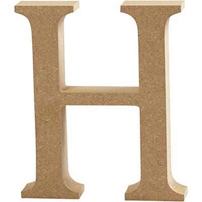 Creativ Company Letter h mdf 13cm, 1st.