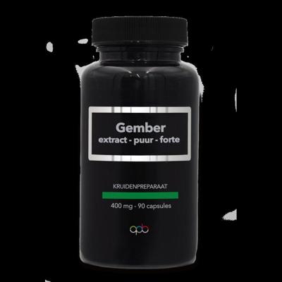 Gember extract puur forte 400mg 90 Vegetarische capsules
