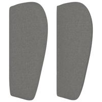 Boxspring met matras stof donkergrijs 90x190 cm - thumbnail