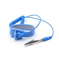 Quadrios ESD-armband Blauw Drukknop 10 mm - thumbnail