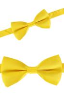 Strik satijn geel - thumbnail