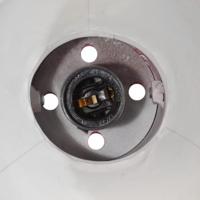 Plafondlamp 25 W E27 35x35x25 cm verweerd rood - thumbnail