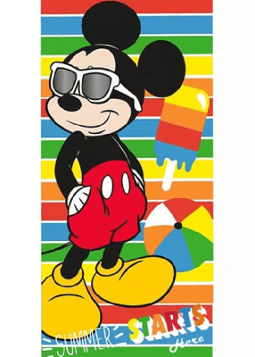 Disney Mickey Mouse Strandlaken 70x140 cm