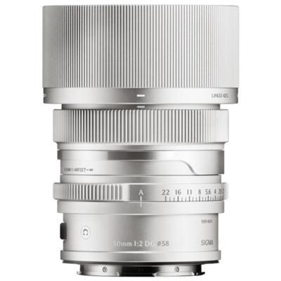 SIGMA 50mm f/2 DG Contemporary L-mount - Zilver