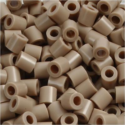 NABBI Foto kralen, afm 5x5 mm, gatgrootte 2,5 mm, medium, beige (6), 6000 stuk/ 1 doos
