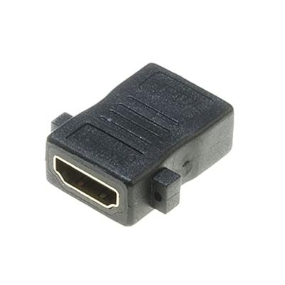 Lyndahl LKPA008 HDMI Adapter [1x HDMI-bus - 1x HDMI-bus] Zwart Vergulde steekcontacten