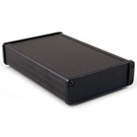 Hammond Electronics 1457L1601BK Universele behuizing 160 x 104 x 32 Aluminium Zwart 1 stuk(s) - thumbnail