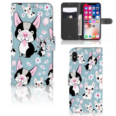 Apple iPhone Xs Max | Telefoonhoesje | Met pasjeshouder | Hondjes Apple iPhone Xs Max | Telefoonhoesje | Met pasjeshouder | Hondjes