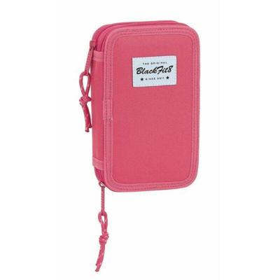 Dubbele etui BlackFit8 M854 Roze 12.5 x 19.5 x 4 cm (28 Onderdelen)