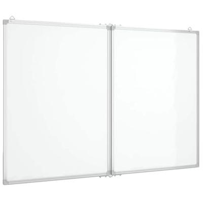 Whiteboard magnetisch inklapbaar 100x80x1,7 cm aluminium Whiteboard magnetisch inklapbaar 100x80x1,7 cm aluminium