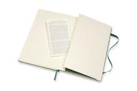 Notitieboek moleskine l 130x210mm blanco hc green - thumbnail