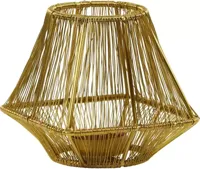 Light & Living theelichthouder metaal mutex 12x12x12cm brons - thumbnail