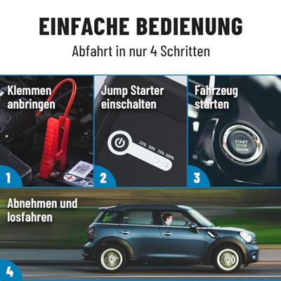 Absina Oplader 301017 Starthulpstroom: 400 A