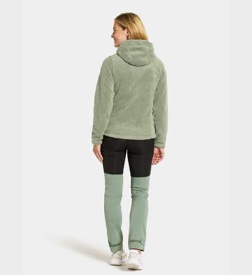 Didriksons Anniken Full-Zip Vest Dames Light Moss 42