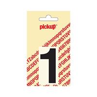 Deco cijfer 1 helvetica zwart 60 mm Pickup - Pickup - thumbnail