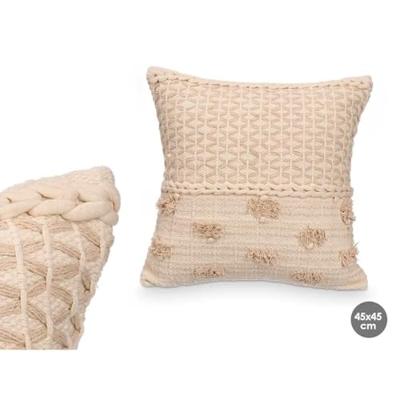 Kussen Gift Decor Beige Natuurlijk 45 x 15 x 45 cm (6 Stuks) - thumbnail