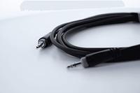 Cordial 14830 Jackplug Audio Aansluitkabel [1x Jackplug male 3,5 mm - 1x Jackplug male 3,5 mm] 3 m Zwart PVC-mantel, Verdraaid - thumbnail