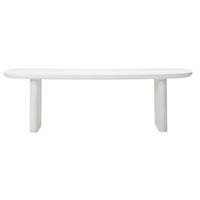 Giga Meubel - Eettafel Deens Ovaal 300cm - Wit Betonlook - Maya - thumbnail