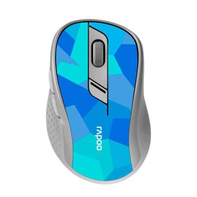 Rapoo M500 Silent Stille Multimodus Draadloze Optische Muis Blauw