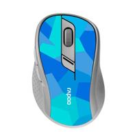 Rapoo M500 Silent Stille Multimodus Draadloze Optische Muis Blauw - thumbnail