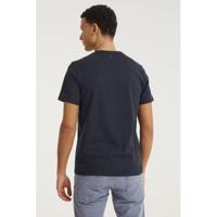 ARMEDANGELS T-shirt Jaames collect met printopdruk donkerblauw - thumbnail