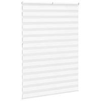 VidaXL Zebra rolgordijn 160x230 cm stofbreedte 155,9cm polyester wit - thumbnail