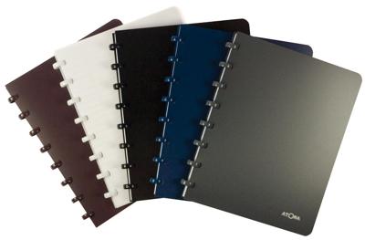 Atoma schrift, ft A4, 144 bladzijden, PP, geruit 5 mm, geassorteerde kleuren Atoma schrift, ft A4, 144 bladzijden, PP, geruit 5 mm, geassorteerde kleuren