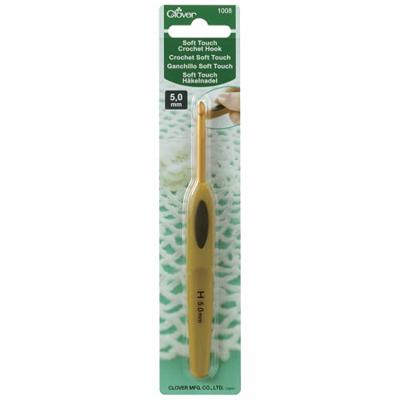 Clover Soft Touch Crochet Hook-Size H8/5mm