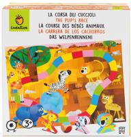 Ludattica bordspel Baby Animal Race junior 27,5 x 27,5 cm - thumbnail