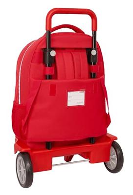 Schoolrugzak met Wielen Sevilla Fútbol Club Rood 33 x 45 x 22 cm