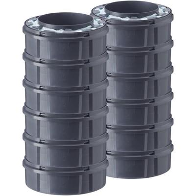 TOMMEE TIPPEE Twist & Click luieremmer navullingen met GREENFILM langdurige antibacteriële, verpakking van 12 TOMMEE TIPPEE Twist & Click luieremmer navullingen met GREENFILM langdurige antibacteriële, verpakking van 12