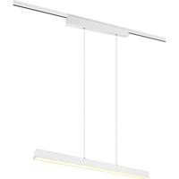 Dimbare LED Hanglamp met 2-Fase Rail - 29W. Warm Wit 3000K. Mat Wit - thumbnail
