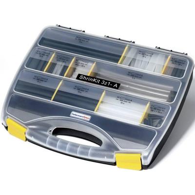HellermannTyton 380-03003 Krimpkous assortiment Zwart, Transparant Krimpverhouding:3:1 385 onderdelen HellermannTyton 380-03003 Krimpkous assortiment Zwart, Transparant Krimpverhouding:3:1 385 onderdelen
