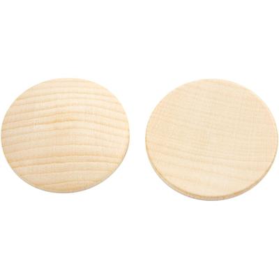 Creativ Company Houten knopen, d 40 mm, dikte 6 mm, 10 stuk/ 1 doos