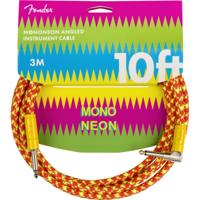 Fender MonoNeon Instrument Cable 10 feet Orange instrumentkabel 3 meter - thumbnail