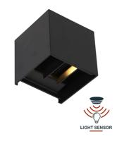 Steinhauer Up down light sensorLogan 10cm - zwart - 2728ZW - thumbnail
