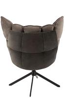 J-Line Fauteuil 'Madelaine' kleur Grijs/Beige - thumbnail