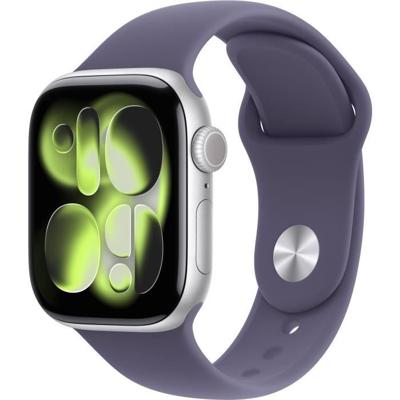 Apple Watch Series 11 GPS 42 mm Aluminium kast Sport Band Zachtpaars S/M Apple Watch Series 11 GPS 42 mm Aluminium kast Sport Band Zachtpaars S/M