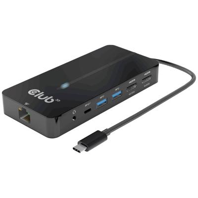 club3D USB-7-in1-HUB USB-C USB-C dockingstation Geschikt voor merk (dockingstation): Club 3D club3D USB-7-in1-HUB USB-C USB-C dockingstation Geschikt voor merk (dockingstation): Club 3D
