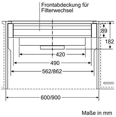 Bosch DWZ1IT1D1 Afzuigkap accessoire - thumbnail