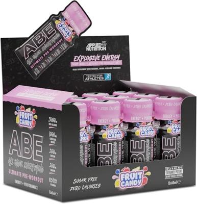 Applied Nutrition ABE Pre-Workout Shot Fruit Candy (12 x 60 ml)